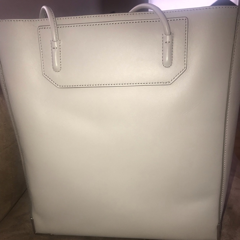 Alexander Wang Pewter Leather Prisma Tote